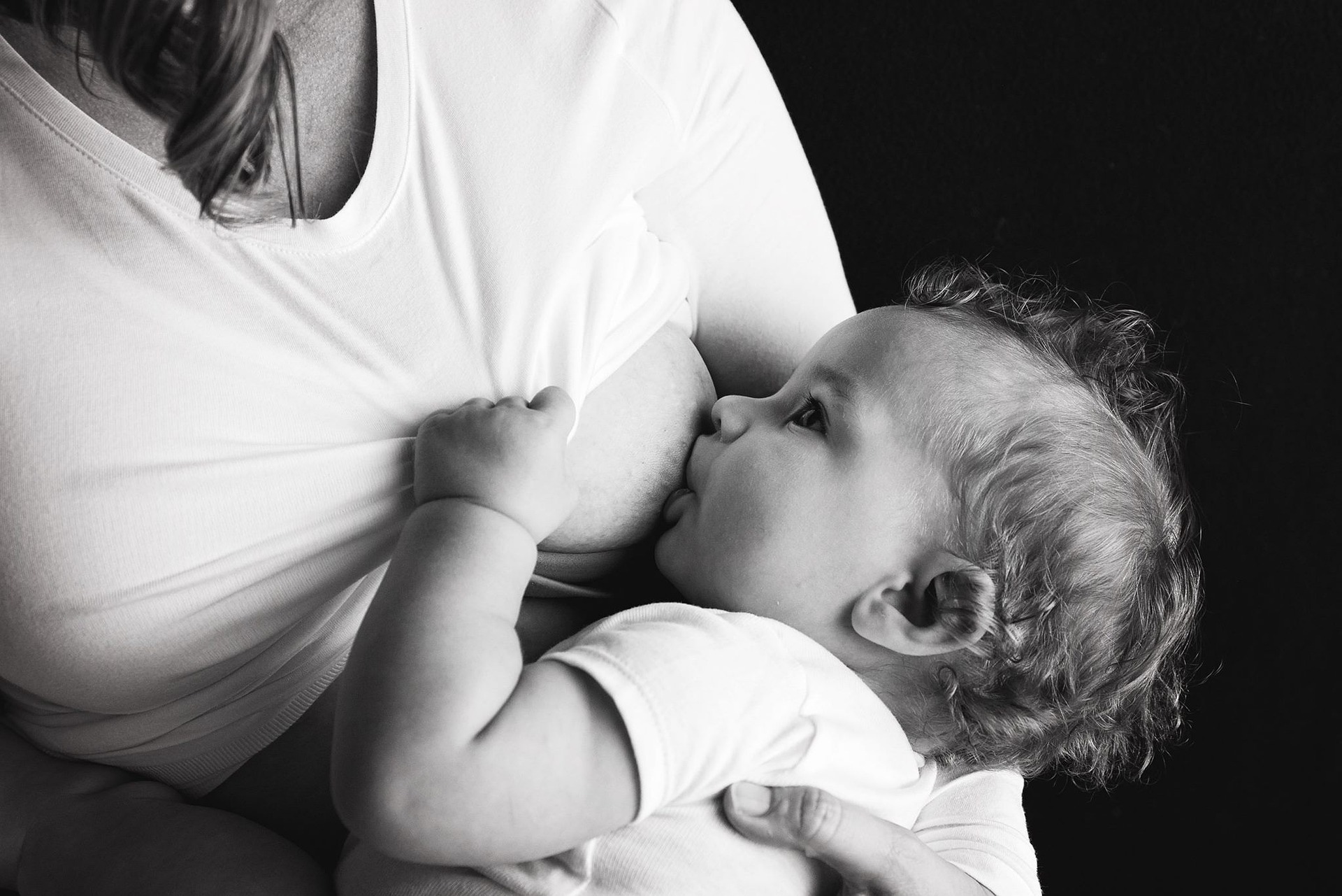 bébé allaité